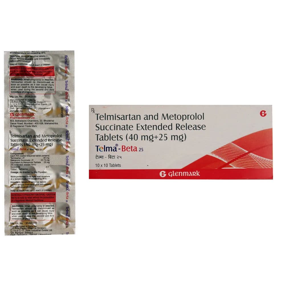 Telma Beta 25 mg Tablet