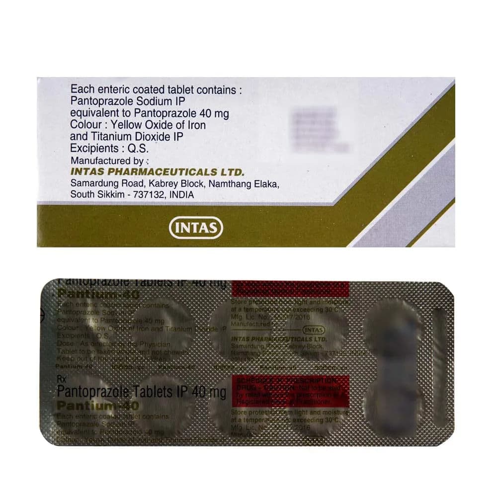 Pantium 40 mg Tablet