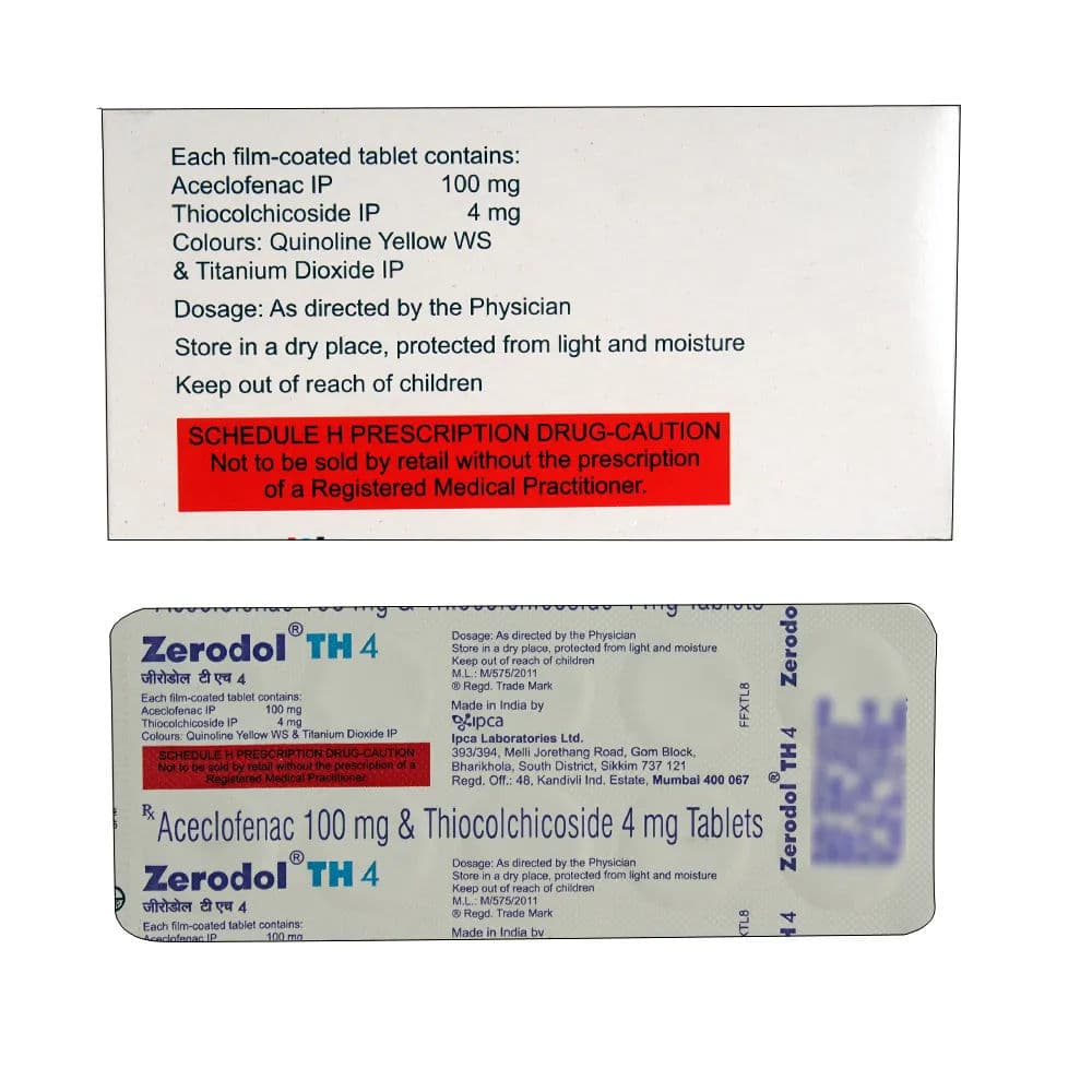 Zerodol TH 4 mg Tablet