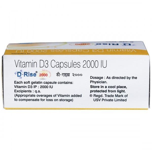 D Rise 2000 IU Capsule (10 Cap)