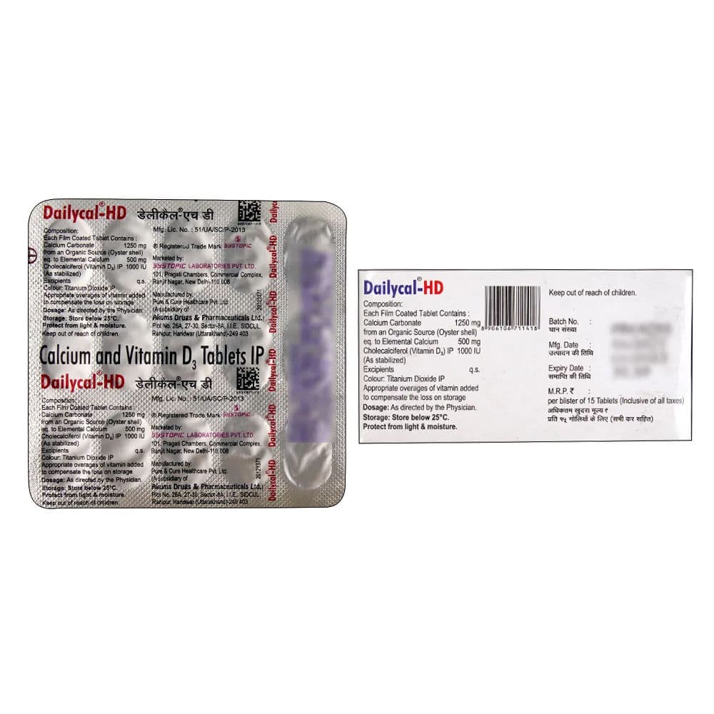 Dailycal HD Tablet (15 Tab)
