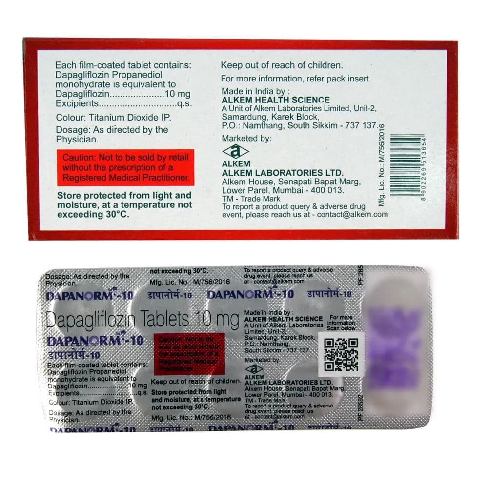 Dapanorm 10 mg Tablet (10 Tab)
