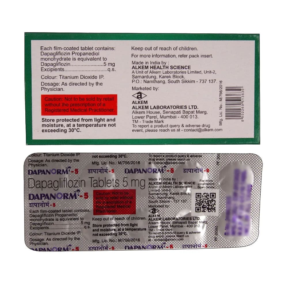 Dapanorm 5 mg Tablet (10 Tab)