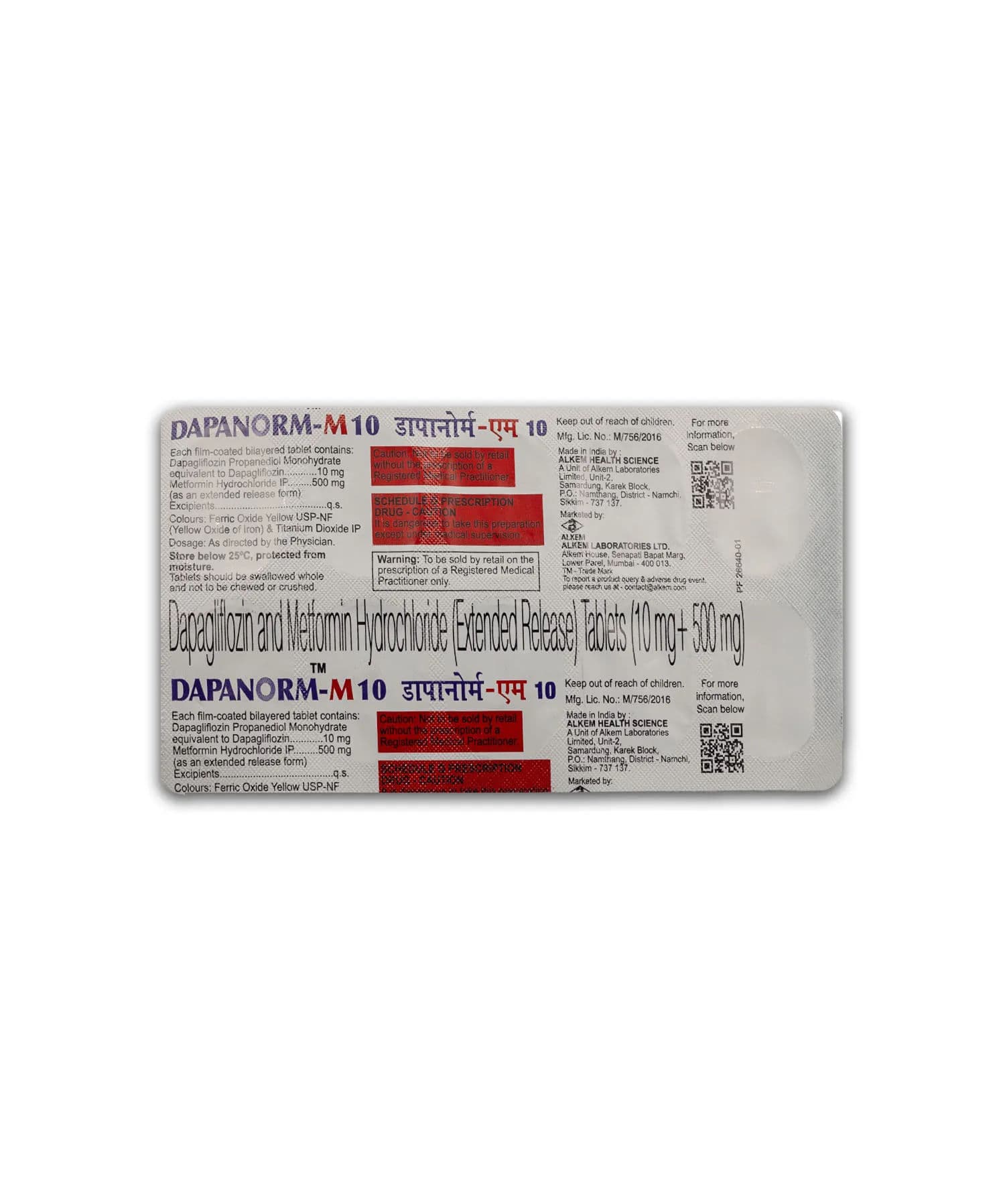Dapanorm M 10 Forte Tablet (10 Tab)