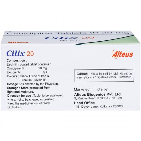 Cilix 20 mg Tablet (15 Tab) Cilix 20 mg Tablet (15 Tab)