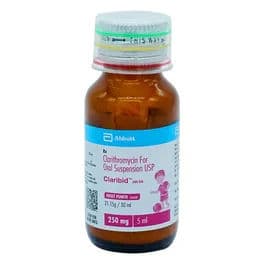 Claribid DS (Fruit Punch Flavour) 250 mg/5 ml Oral Suspension 30 ml Claribid DS (Fruit Punch Flavour) 250 mg/5 ml Oral Suspension 30 ml