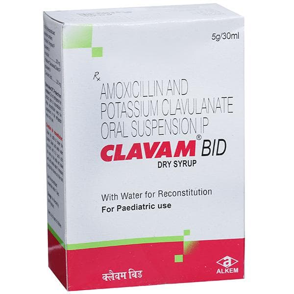 Clavam Bid Dry Syp 30 ml