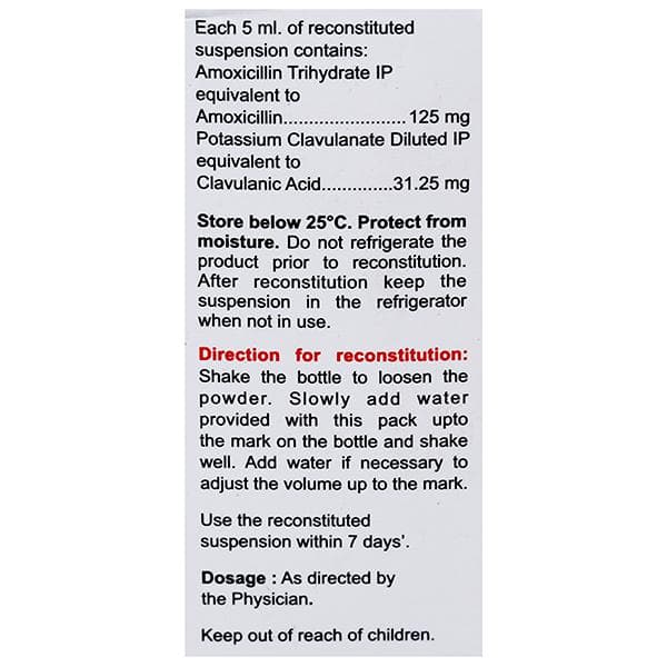 Clavam Dry Syp 30 ml