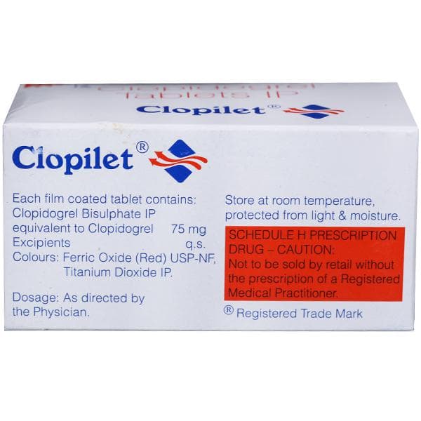 Clopilet 75 mg Tablet (15 Tab)