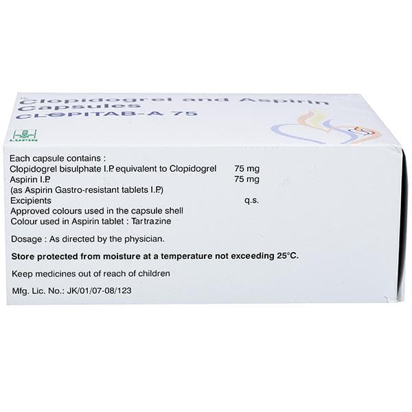 Clopitab A 75 mg Capsule (15 Cap)