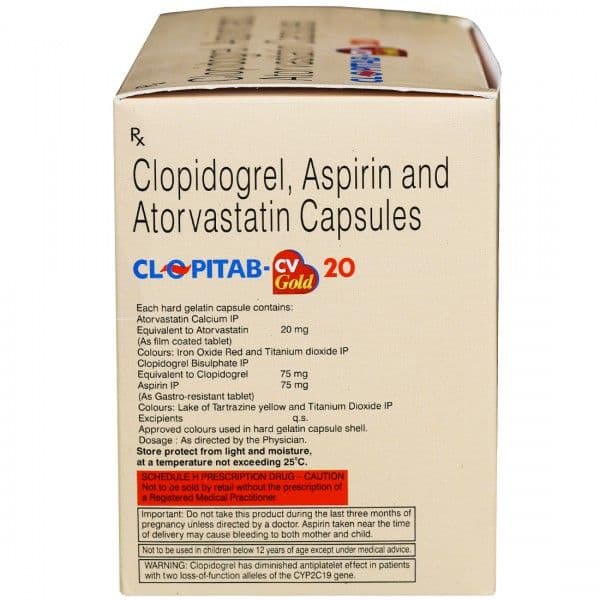 Clopitab CV Gold 20 mg Capsule (10 Cap)