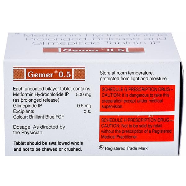 Gemer 0.5 mg Tablet (10 Tab)