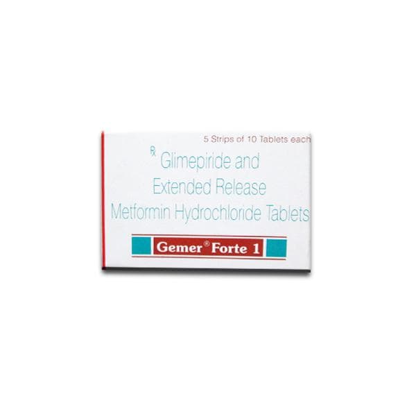 Gemer Forte 1 mg Tablet (10 Tab)