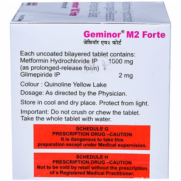Geminor M Forte 2 mg Tablet (15 Tab)