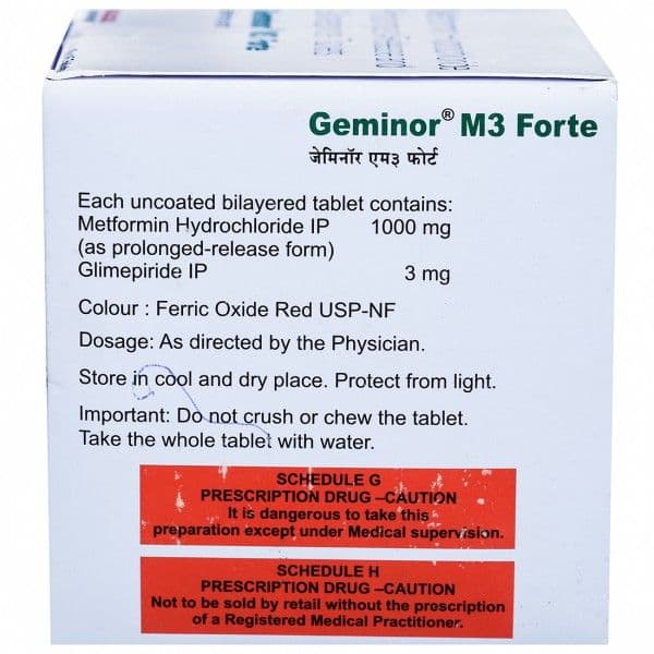 Geminor M Forte 3 mg Tablet (15 Tab)
