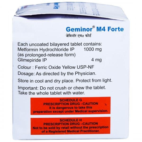 Geminor M Forte 4 mg Tablet (15 Tab)