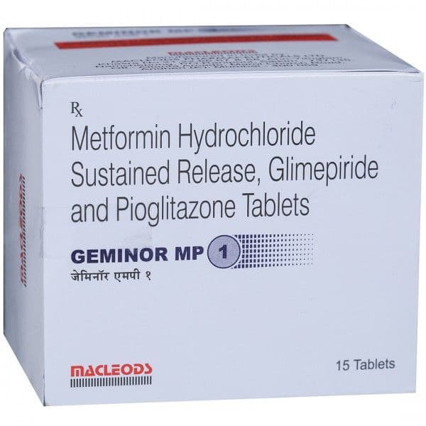 Geminor MP 1 mg Tablet (15 Tab)