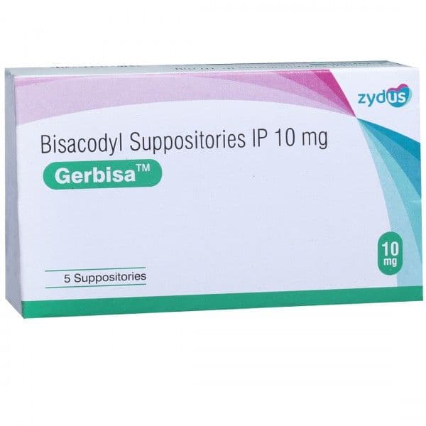 Gerbisa Suppositories 10 mg (5 Suppositories)