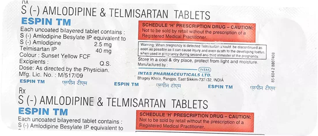 Espin TM Tablet (10 Tab)