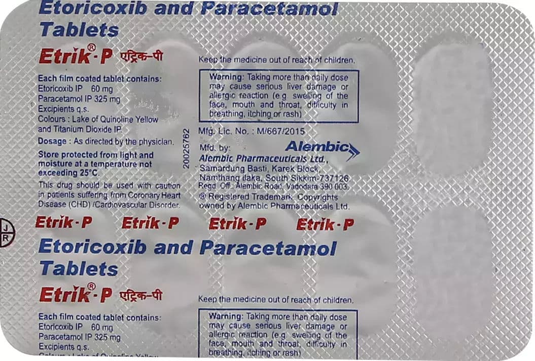 Etrik P Tablet (10 Tab)