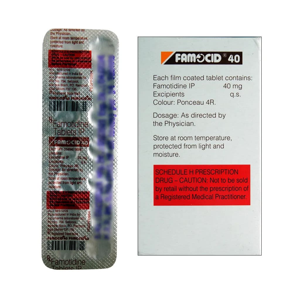 Famocid 40 mg Tablet (14 Tab)