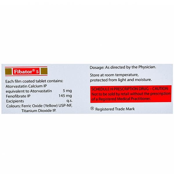 Fibator 5 mg Tablet (10 Tab)