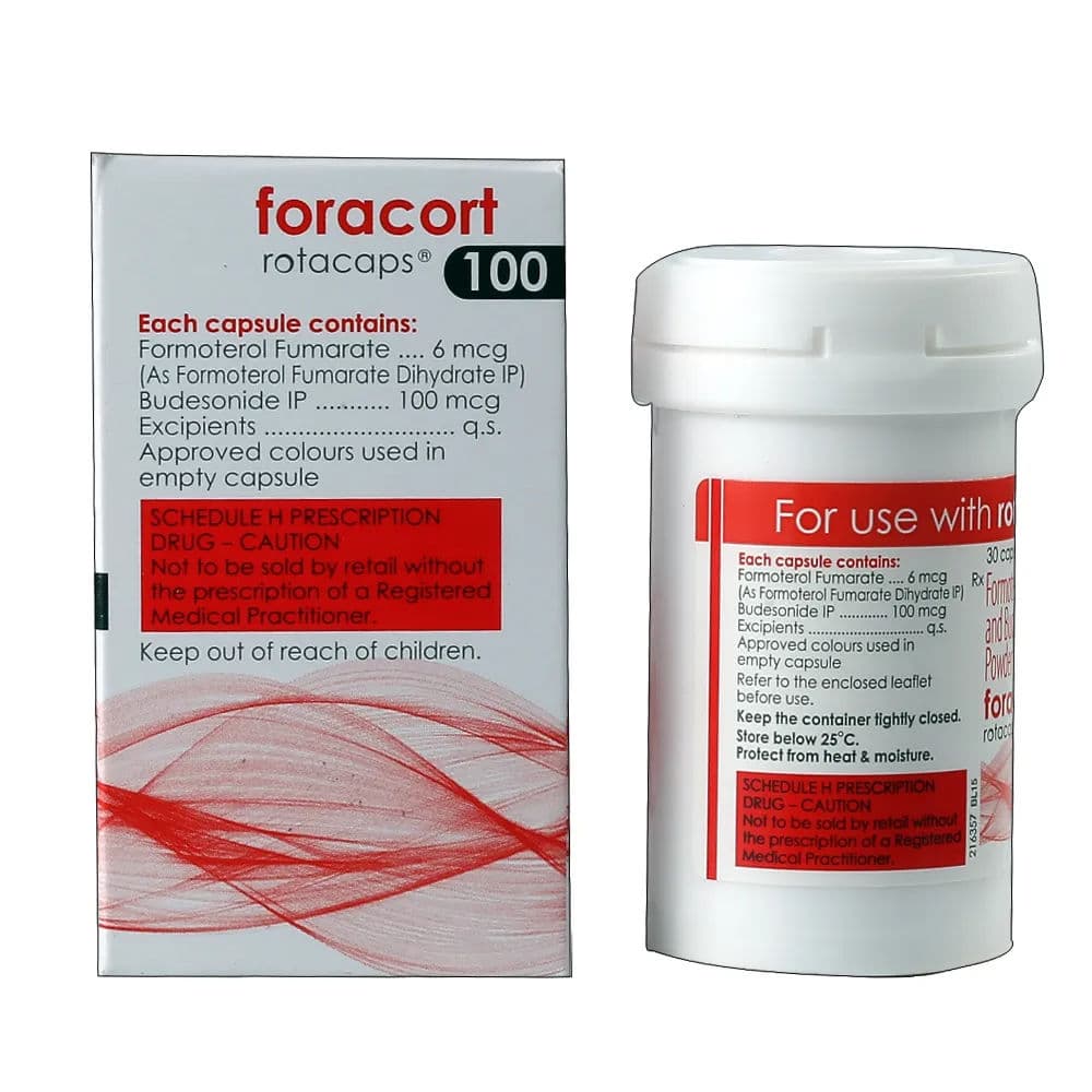 Foracort 100 mcg Rotacap (30 Cap)