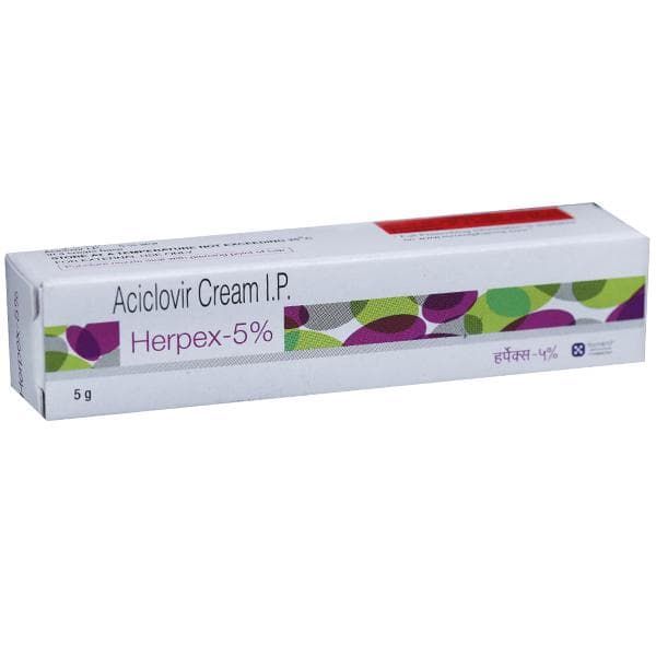 Herpex 5% Cream 5 gm Herpex 5% Cream 5 gm