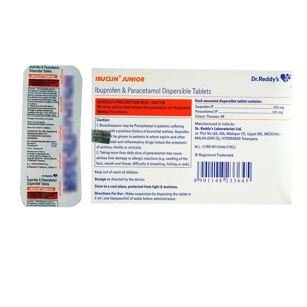 Ibuclin Junior Tablet (10 Tab)