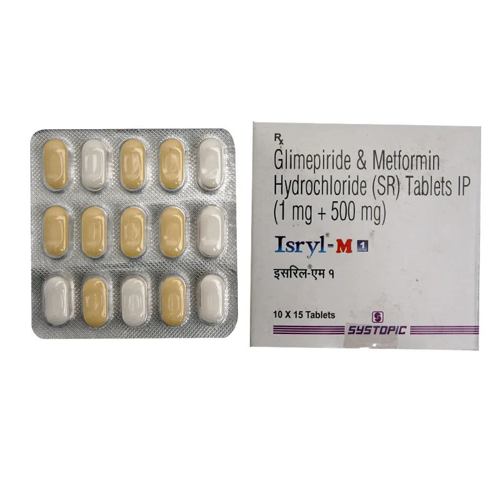 Isryl M 1 mg Tablet (15 Tab)