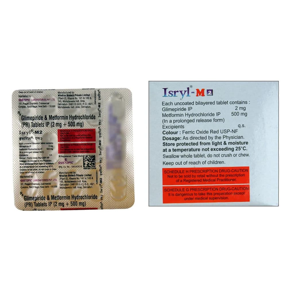 Isryl M 2 mg Tablet (15 Tab)
