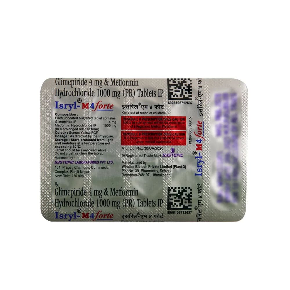 Isryl M 4 Forte Tablet (10 Tab)