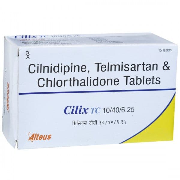 Cilix TC 10/40/6.25 mg Tablet (15 Tab)