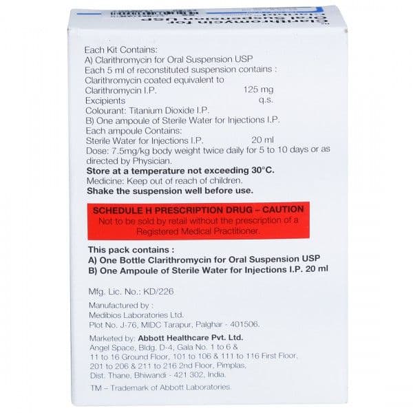 Claribid Suspension 21.15 gm/30 ml