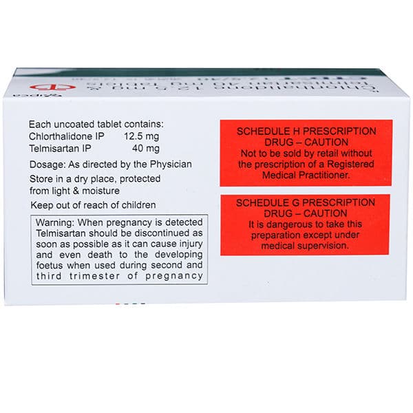 Ctd T 12.5/40 mg Tablet (15 Tab)