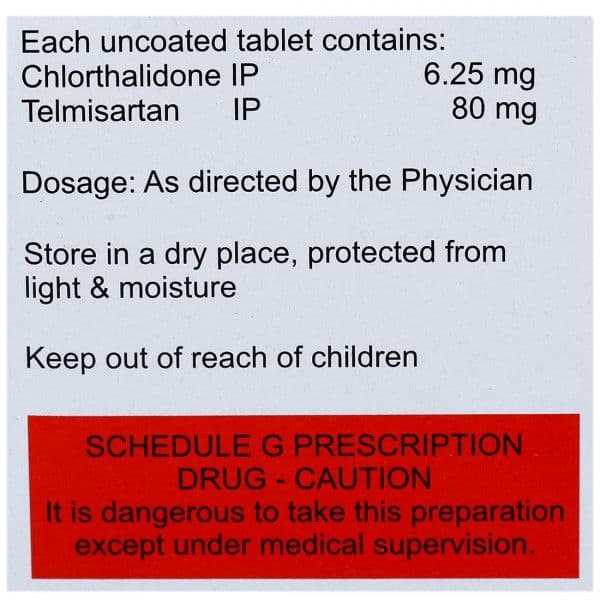 Ctd T 6.25/80 mg Tablet (15 Tab)