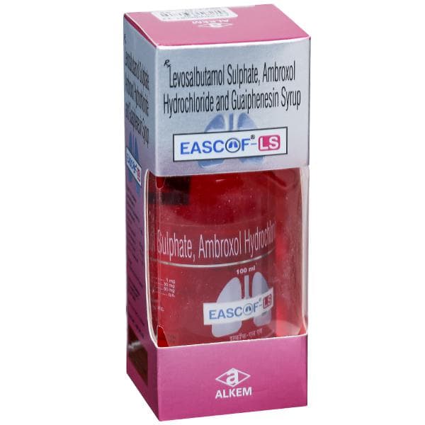 Eascof LS SF(Strawberry,Raspberry,Menthol Flavour) Syp 100 ml