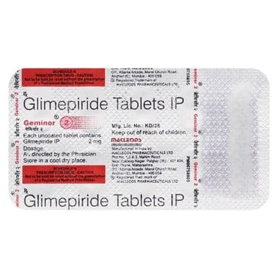 Geminor 2 mg Tablet (10 Tab) Geminor 2 mg Tablet (10 Tab)
