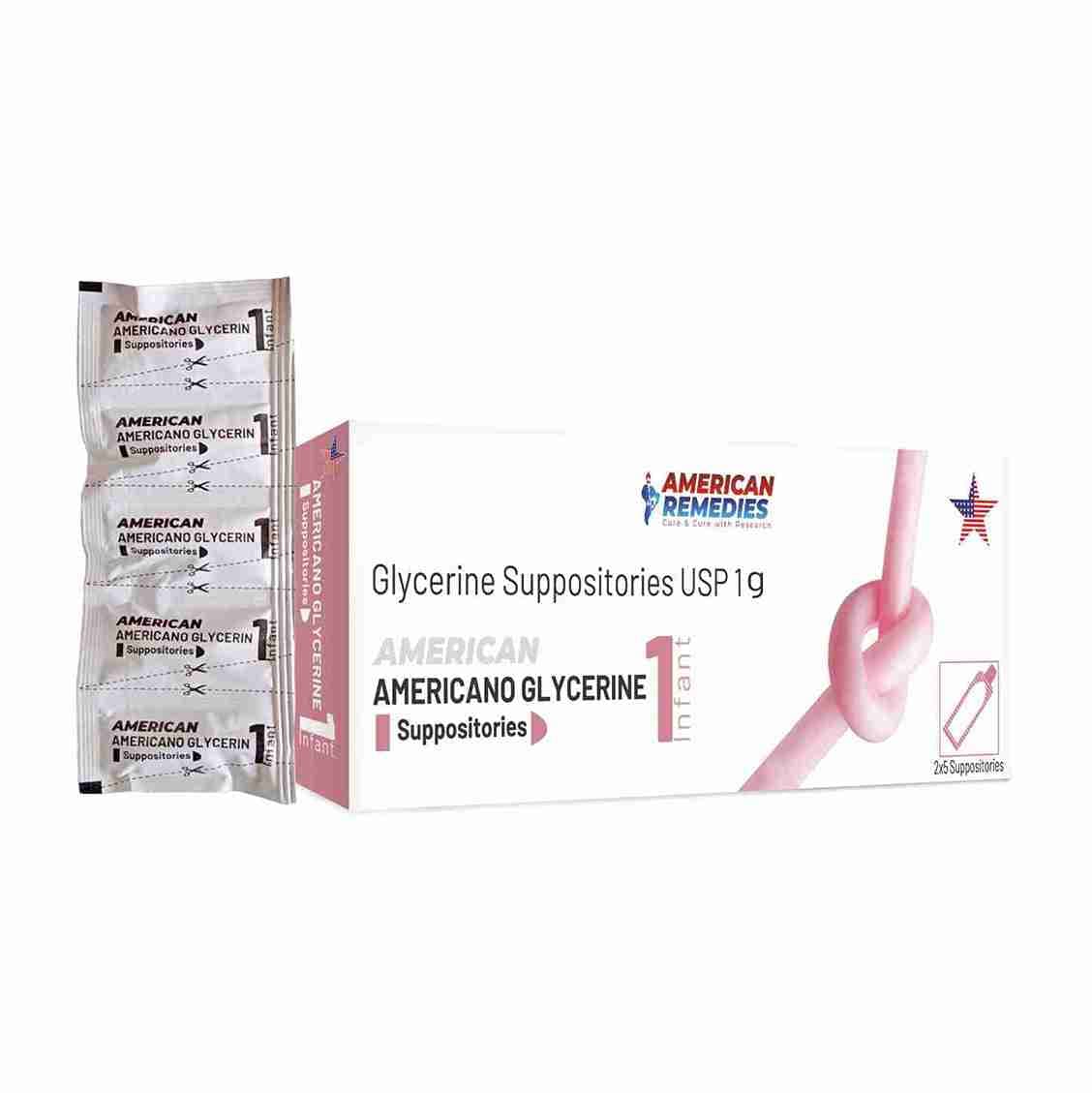 Americano Glycerine 1 Suppositories