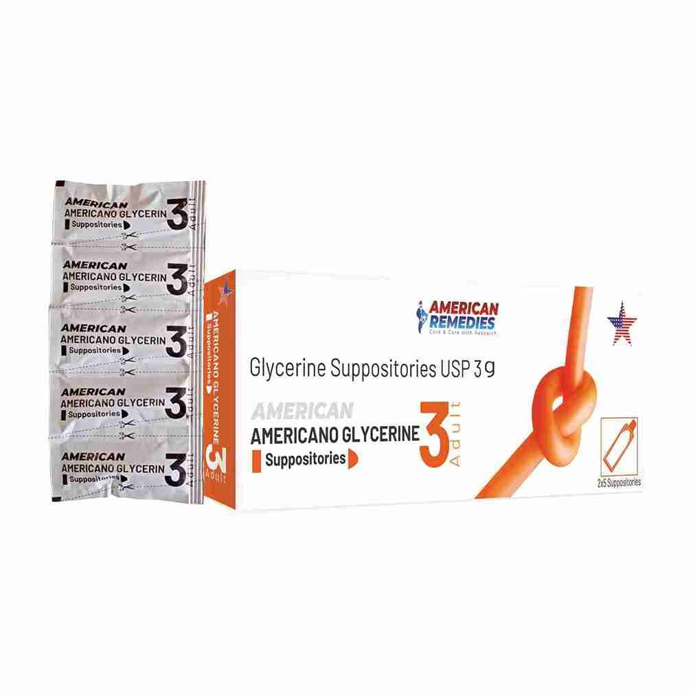 Americano Glycerine 3 Suppositories