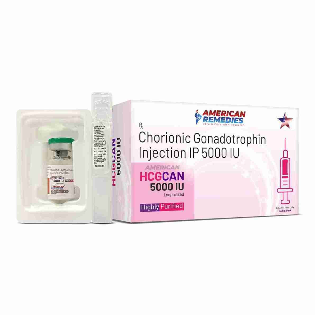 HCGCAN 5000 IU (Lyophilized Highly Purified)