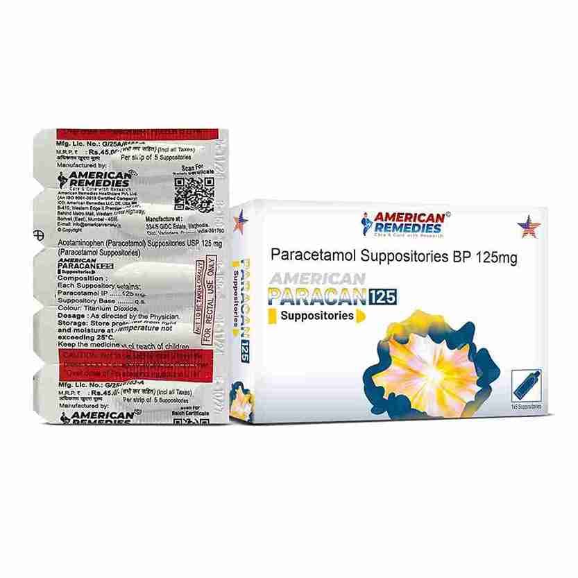 Paracan 125 Suppositories