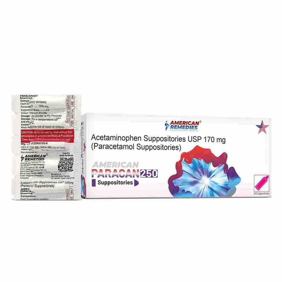 Paracan 250 Suppositories