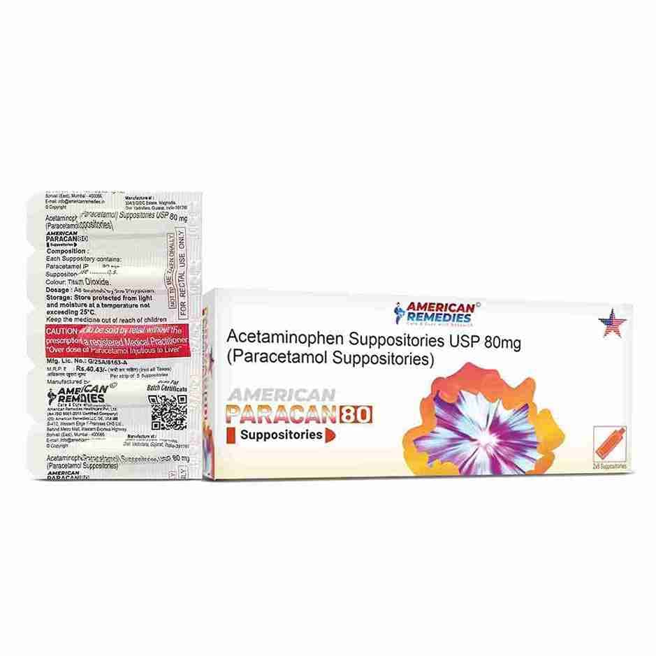 Paracan 80 Suppositories