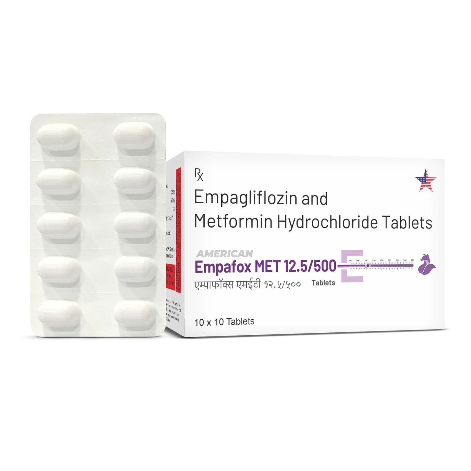 Empafox Met 12.5/500mg Tab