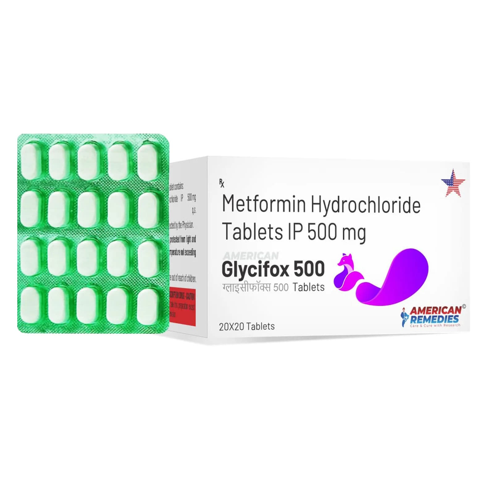 Glycifox 500mg Tablets