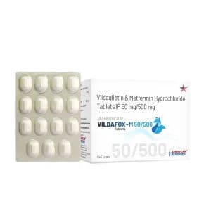 Vildafox M 50mg/500mg Tablets
