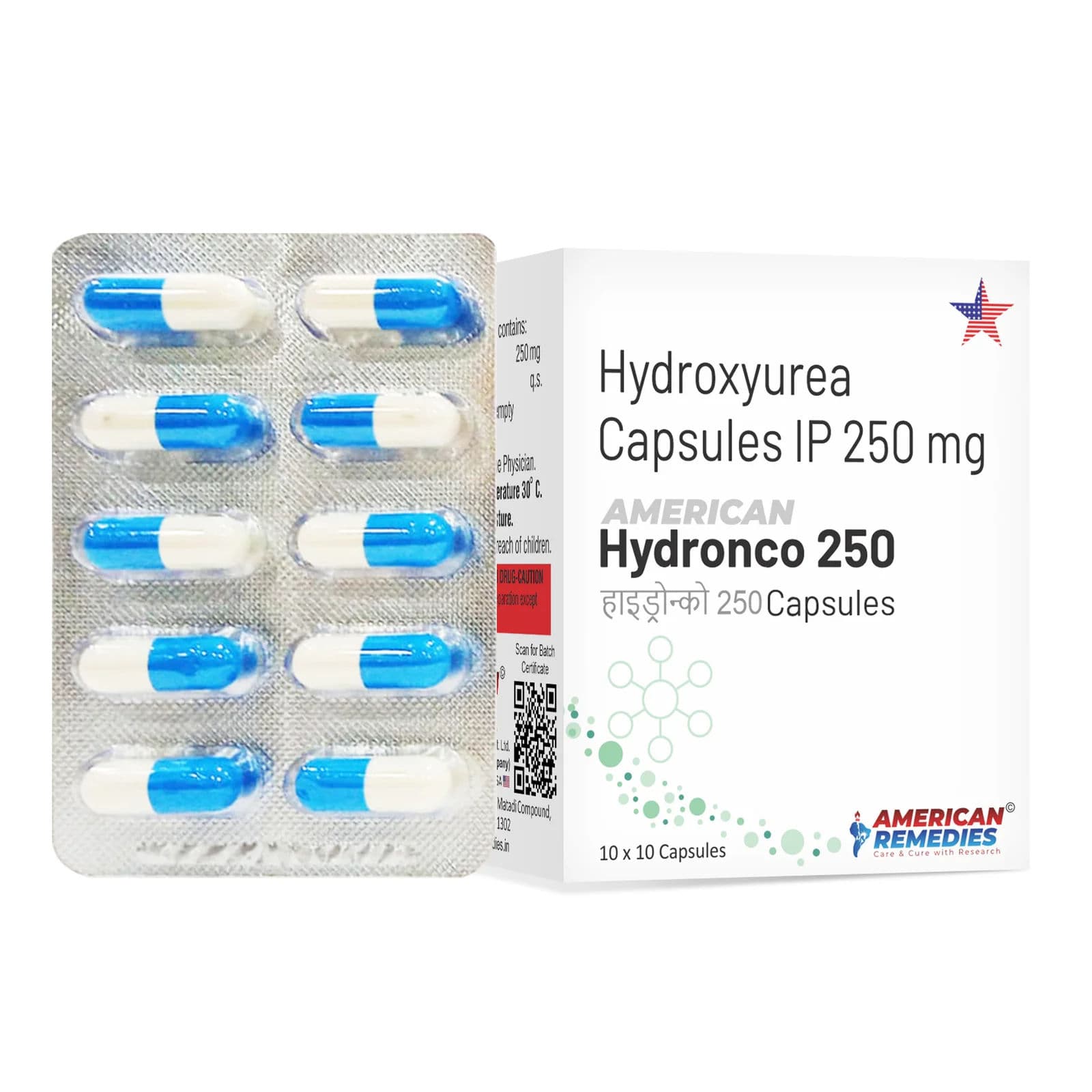 Hydronco 250mg Capsules (B/P)