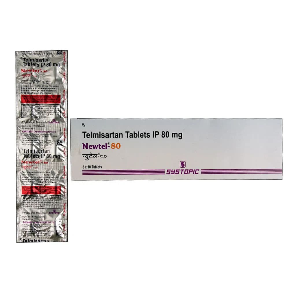 Newtel 80 mg Tablet (10 Tab)