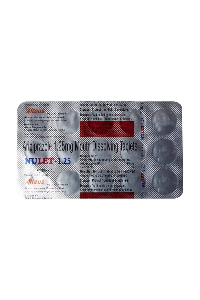 Nulet 1.25 mg Tablet (15 Tab)